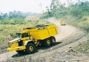 The articulated hauler is a very efficient and an economical alternative to special equipment in most mining applications.