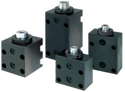 Block, Manifold Mount Single and Double Acting No external ports or external plumbing to collect chips. Reduced installation labor. Available in the same popular sizes as our other block cylinders.