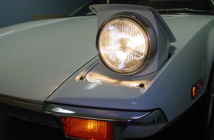 configuration. These headlights are a vast improvement over the original sealed beam headlights and still retain the original look of the car.