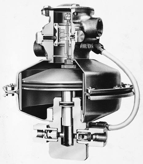 HOW THE SPRAGUE AIR-DRIVEN PUMP WORKS J type Air Selector Valve (in UP position) Air Supply Port Air Exhaust Port J type Air Selector Valve (in DOWN position) Air Drive Piston (in UP position) Air