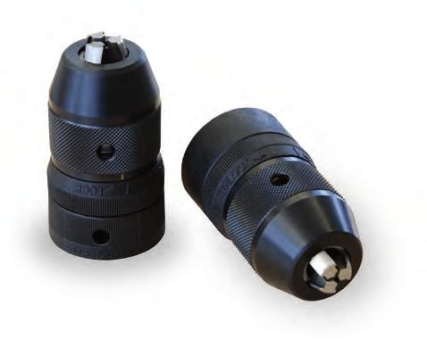 robust design: stressed components made from steel - no throughhole: chucks must be tightened onto the spindle with high torque Customer advantage: - a safety device reduces the risk of accidents -