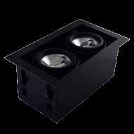 COLOR MOUNTING HOLE MOUNTING DEPTH - Recessed MOUNTING DEPTH - Trimless FIXTURE TYPE 148-050 Black 108