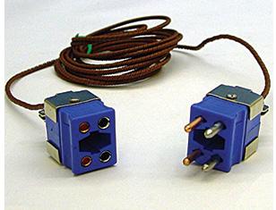 Dual coupling temperature thermocouple sensors for use with Model HCC and 270 J-Kem temperature controllers. Available in J, T or K types.