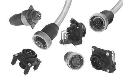OTHER CIRCULAR PRODUCTS Positronic Industries offers a range of circular connectors in a variety of contact variants and package sizes with compliant press-in, solder and cable terminations.