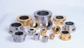 RP Mechanical Shaft Seals, Cont d. Mechanical shaft seals are available in brass or stainless steel. Fig. 1. Cooling by means of vented driving ring, using liquid being sealed.