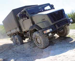 battlefield. Finally, it gives the Renault Trucks Defense HIGUARD 6x6 medium armoured vehicle its all-terrain mobility.