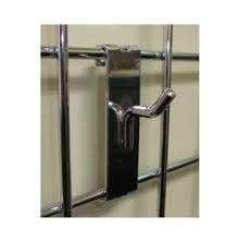 76 (FI-2509) Color:Black, White, Chrome 4" Grid hook with 8" Grid hook with $0.82 (FI-2610-4) $1.