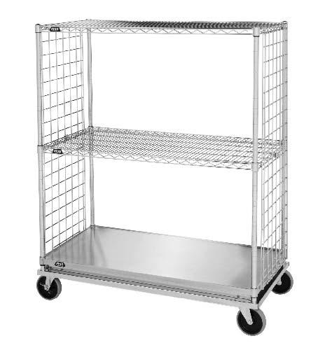 Transfer Carts Our versatile, lightweight transfer cart features an open design for visually assessing contents and side enclosure panels for secure transporting.