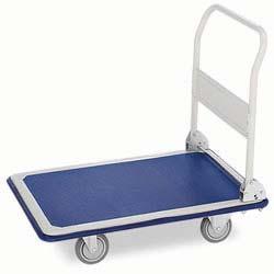 Adaptable transfer carts can be configured to meet special requirements. By adding and removing accessories, a number of combinations can be made to customize a transfer cart for a specific use.