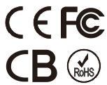 Symbol Explanation CE FCC CB ROHS mark; The device complies with the requirements of the applicable CE FCC CB ROHS guidelines.