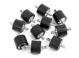9205 Chrome plated 9206 Cad plated Rubber Mounting Studs These studs are perfect for