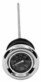 Temperature Gauge for Stock 1965-86 Highly accurate gauge quickly responds to oil temperature up to 350 o F.