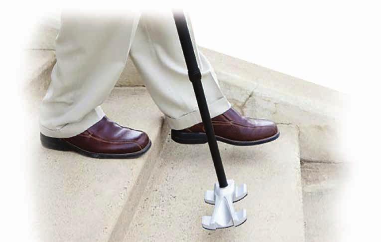 NEW UNIVERSAL TRU-STRIDE QUAD CANE TIP ABLE LIFE Comfortably Independent HEAVY DUTY TRACTION FOR