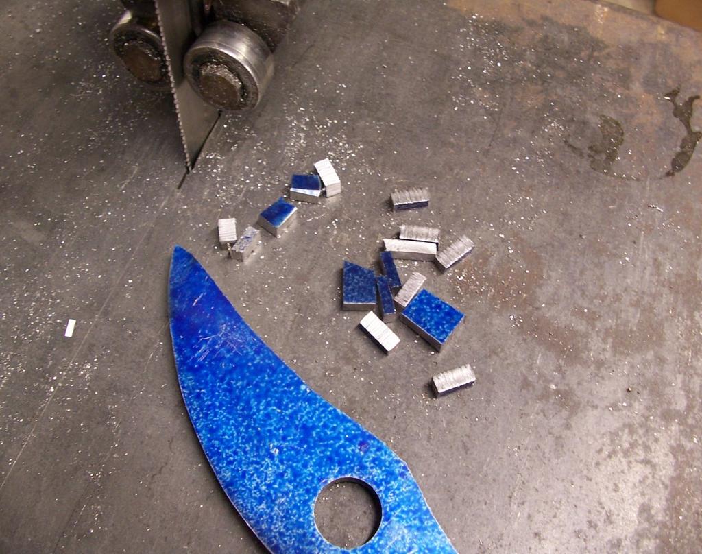 Cutting a radius with a one inch blade can be a real pain but with