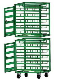 HORIZONTAL RACKS FOR WAREHOUSE OR DELIVERY TRUCKS 6530 : Horiz 25 E/D Holds 25 E/D Cyl 6541D Horiz 60 E/D Holds 60 E/D Cyl 6520D Horiz 70 M6 w/door Holds 70 M6 Cyl 6544D Two units Stacked