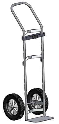 ALUMINUM CARTS AND STANDS NON-MAGNETIC - FOR MRI USE 9000A : HT-ALUM Holds M60 or M90 Dim: 43.