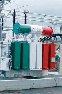 Transmission transformers and autotransformers are used to
