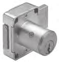 Fax Your Order 800.447.2299 Small Pin National Keyway Cabinet Locks National D4291 (4-pin) / D4292 (5-pin) keyway 605-4291 100/200: Door/Drawer Locks Solid brass pin tumbler cylinder, pinned 5.