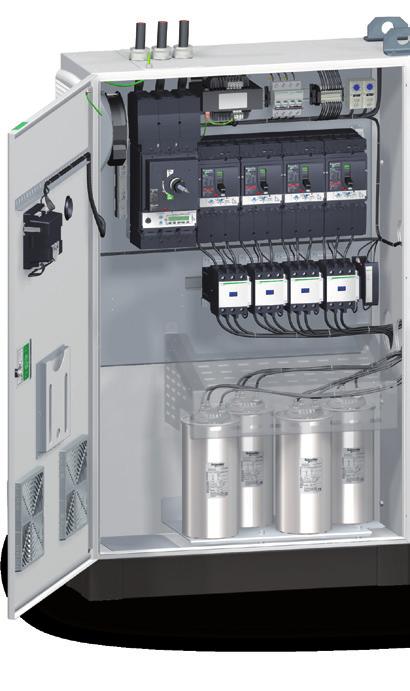 Forward-thinking design and meticulous manufacturing quality means you can count on VarSet capacitor banks to deliver dependable, long-term service Simplicity > Easy installation - compact enclosure