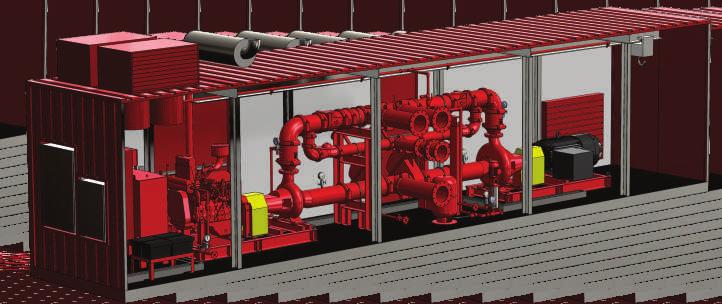 Fire Pump Projects CONTAINERISED FIRE PUMP PACKAGES West Angelas Project Consultant: Product details Rio Tinto Forge Group Containerised electric and diesel fire pump system with jockey pump in