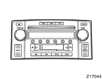 Reference Type 1: AM FM radio/cassette player/compact disc player (with compact disc changer controller) 198 Type 2: AM FM radio/cassette player/compact disc player with changer Using your audio