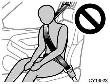 CAUTION SRS side airbags and curtain shield airbags inflate with considerable force.