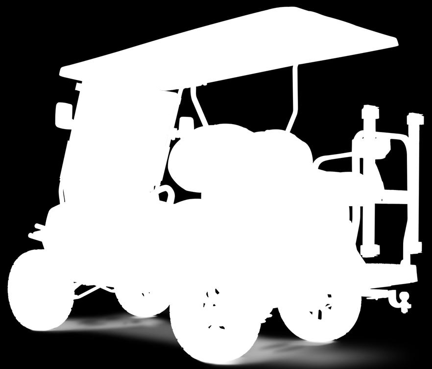 four-passenger gasoline models. Two- or four-passenger electric models.