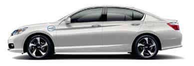 ACCORD PLUG-IN PLUG-IN 2.0-liter i-vtec 4-cylinder engine with AC synchronous permanent-magnet electric motor Eco Assist system TM Lithium-ion battery 1hr. approximate charging time 8 @ 240V 6.