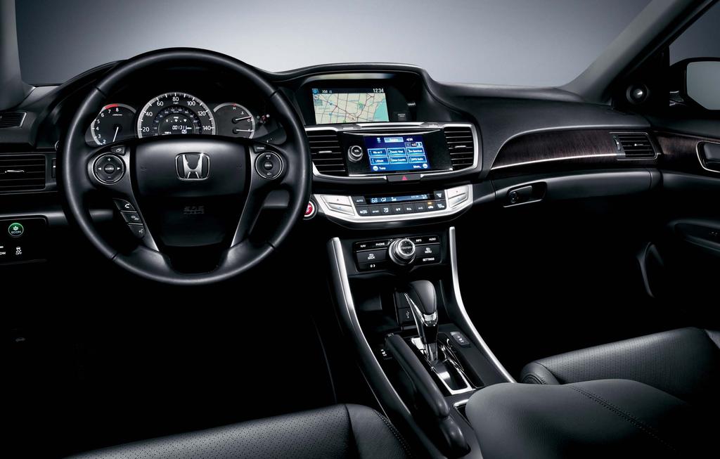 Accord EX-L V-6 Sedan shown with Black Leather and