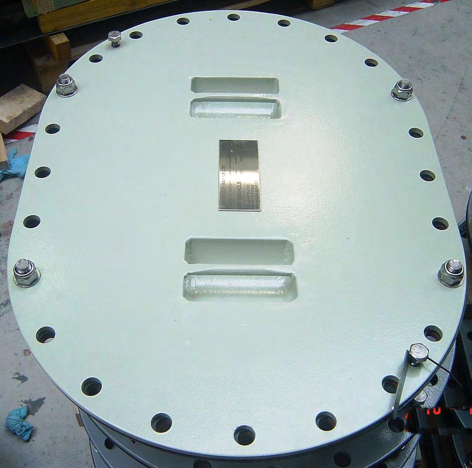 MANHOLE COVER This manhole cover manufactured from 6mm mild steel complete with frame and operated by 4