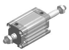 Compact cylinders 32 63 in accordance with UNITOP recommendations 32 63 mm with compact overall dimensions in accordance with UNITOP recommendations (RP/RO series) and with ISO inter-axes (RM/RN