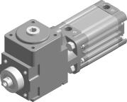 Locking unit (without fixing screws) (Technical characteristics section High-Tech page 3) O G1/8 Pneumatic release P N TG MM B Part number 32 L1-N03212 40 L1-N04016 DD 50