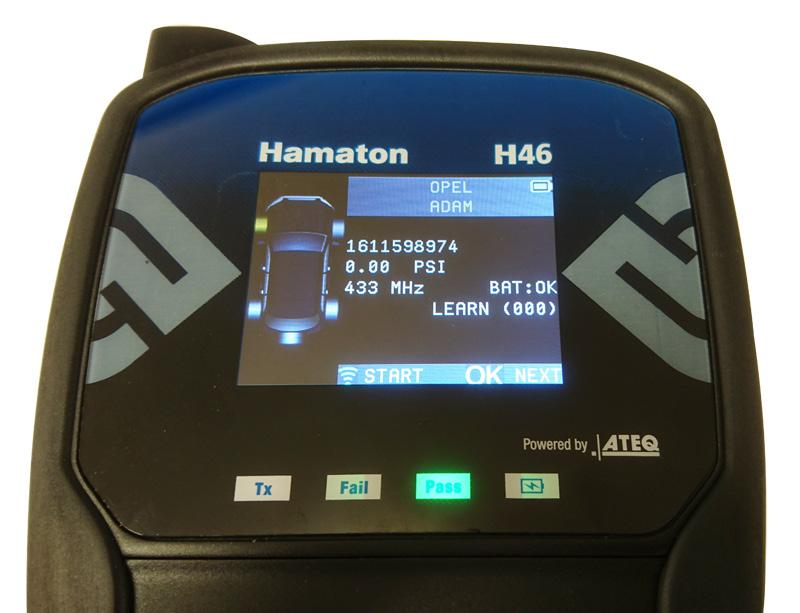 The database contains more than 1200 vehicles ATEQ H46 DIAGNOSTIC TOOL CAN BE UPGRADED TO ALL SENSORS OBD UPGRADE OPTION AT ADDITIONAL COST H46 Features The