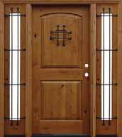 A Pacific Entries Rustic Door Features: Factory