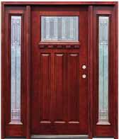 A Pacific Entries Craftsman Door Features: Factory