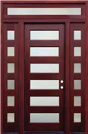 glass GLASS OPTIONS (M55 doors) Mistlite Glass 8 0 Narrow Reed Glass M55-8 6 Panel
