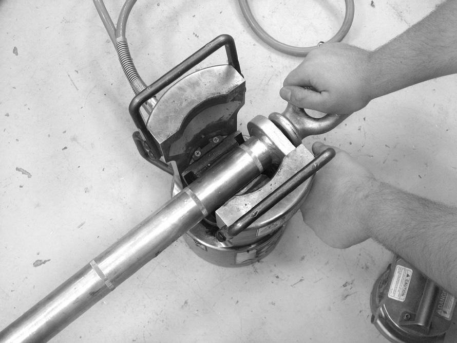 Step #20 Tap the ball into the filler hole using a hammer until the ball is flush