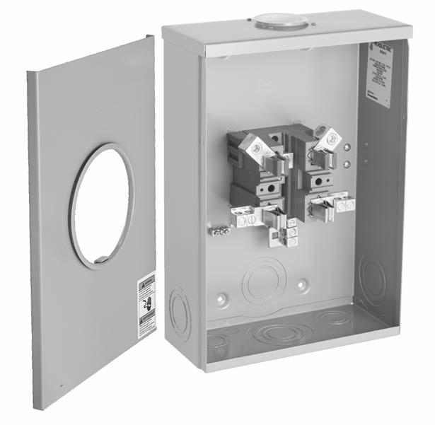 BS2M Series 200 A 600 V; Oversize Enclosure, Subfeed on Load