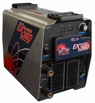 MULTIPROCESS POWER SOURCES AND PAKS EXtreme360 Inverter Welder DC CC CV Stick, MIG, TIG, Flux-Cored Welding Processes Pulsed MIG Capabilities with optional Optima Control Built to Red-D-Arc