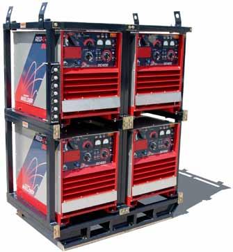 MULTIPROCESS POWER SOURCES AND PAKS DC400 Extreme-Duty Welder DC CC CV 2kW Rugged Tubular Pak-Lok-Frame Built to Red-D-Arc Extreme-Duty Arc Force Control, Pinch Control, Continuous Output Control CC