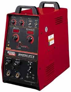 ADVANCED PROCESS WELDERS INVERTEC STT II STT DC Features the Surface Tension Transfer (STT) Process Control Heat Input, Spatter and Fume Can replace TIG (GTAW) in many applications without