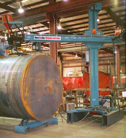 POSITIONING EQUIPMENT MANIPULATORS Manipulators are singularly the most versatile pieces of equipment directly associated with automatic welding.