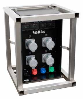 ELECTRIC POWER DISTRIBUTION PANELS DP4X100 Distribution Panel Rugged, Non-Conductive Enclosures eliminate the risk of energized parts NEMA Class 3R Rain Tight In-Use Construction UL and CSA Approved