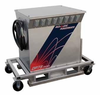 ELECTRIC POWER DISTRIBUTION PANELS DP75 Distribution Panel The DP75 Powermate is a fully-portable, electric panel designed for the distribution of 120 volt and 240 volt, single-phase electrical power