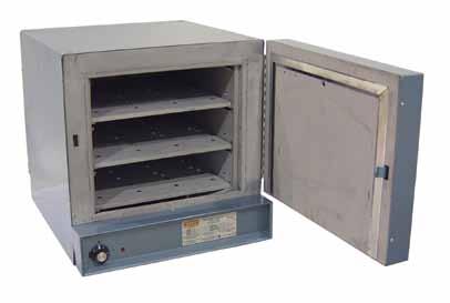 Thermostatically controlled oven temperature ranges from 100-400 F. Provides absolute electrode stability when used in conjunction with temperature-controlled ovens.