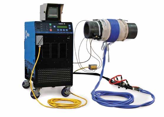 INDUCTION HEATING SYSTEMS ProHeat 35 Liquid-Cooled Weld Preheating and Stress Relieving System Digital Recorder (Optional) ProHeat 35 Power Source with Built-In Temperature Controller Insulation