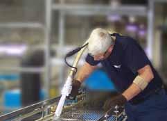 However, manual cleaning is often delayed to prevent shut down of production lines.