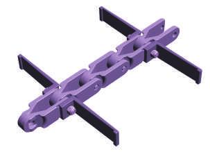 54 PIB-400-0 Chain links have a defined travel direction.