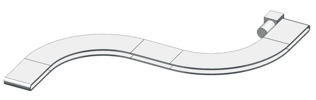 Series PLA_00 Conveyor design 2 Travel direction Belt width 3 4 5. 2. 3. 4. 5. Minimum initial straight travel distance:.5 times belt width. First curve.