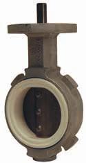 Application: Materials: Features & Benefits: Butterfly Valves Butterfly valves are commonly used on dry bulk tankers to control the flow of product; designed to be placed between 2 ASME/ANSI 125 or